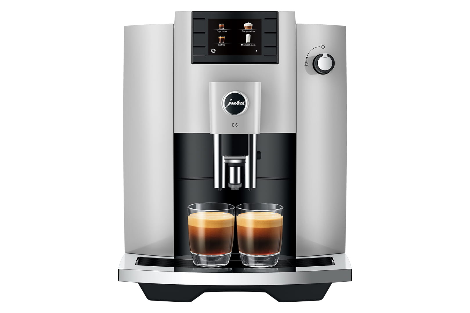 AUTOMATIC ESPRESSO MACHINE JURA E6 - PLATINUM 15465 / WHITE 15559