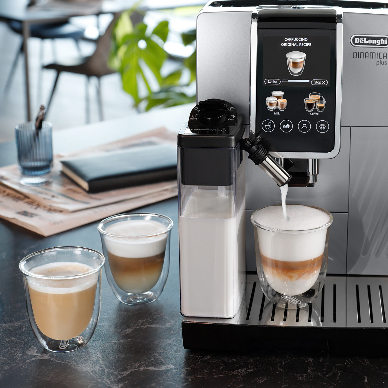 Delonghi Dinamica Plus Machine à Espresso - ECAM38085SB