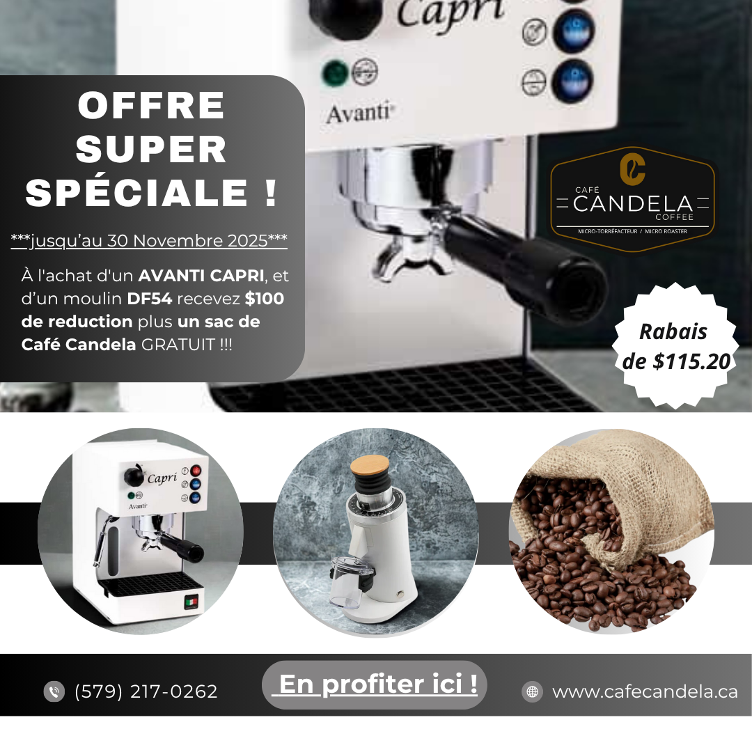 Avanti Capri and DF54 Coffee Grinder (Combo)