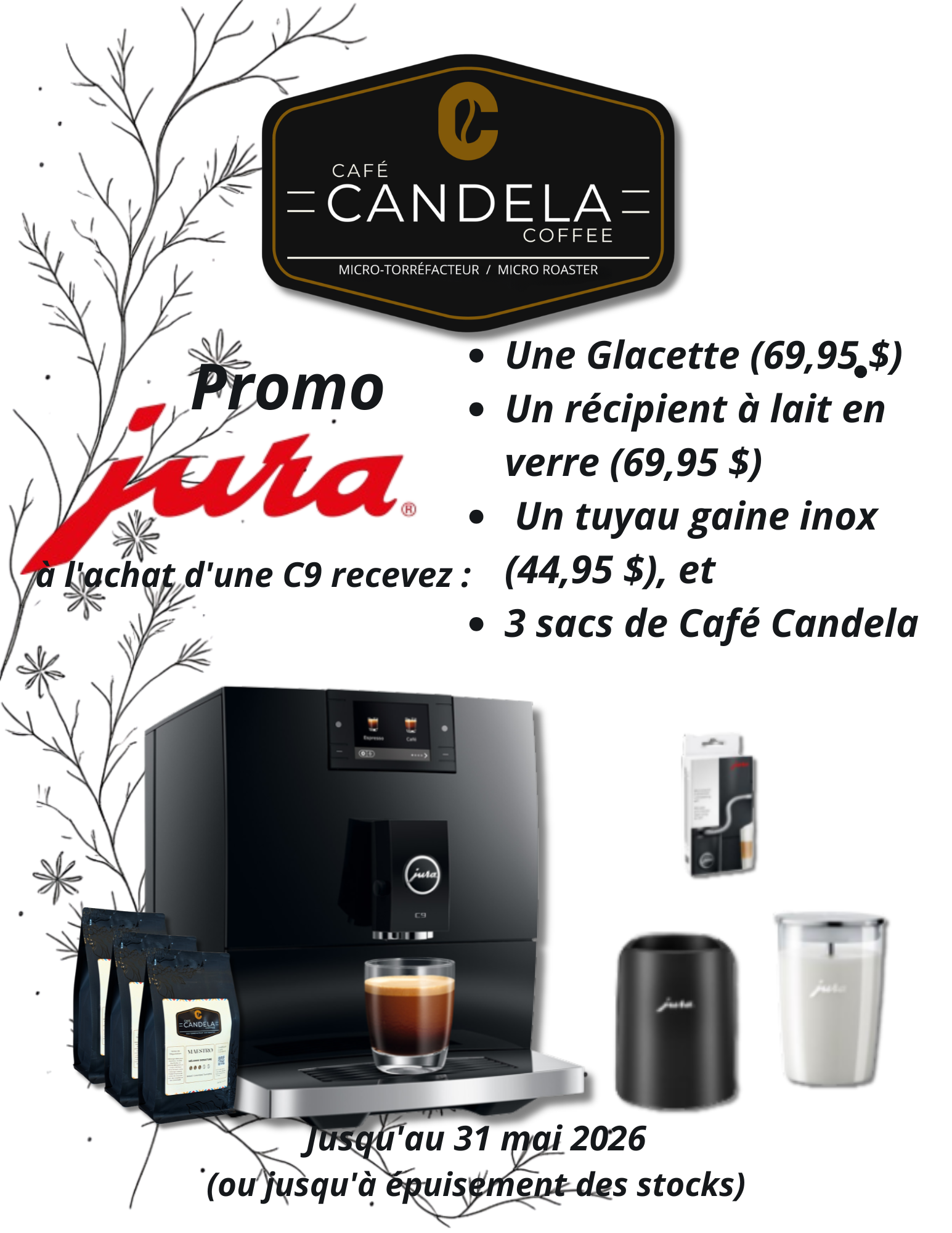 JURA C9 Espresso Machine - JU15739 / JU15751