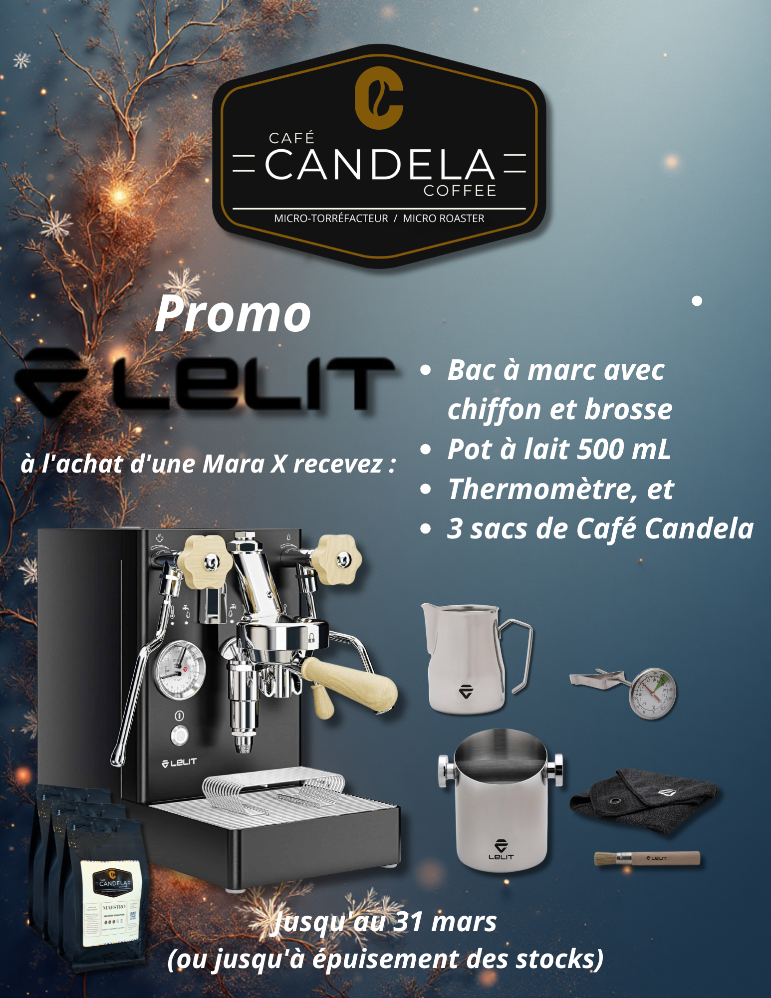LELIT MARAX (V.2) PL62X - Machine Espresso Manuelle